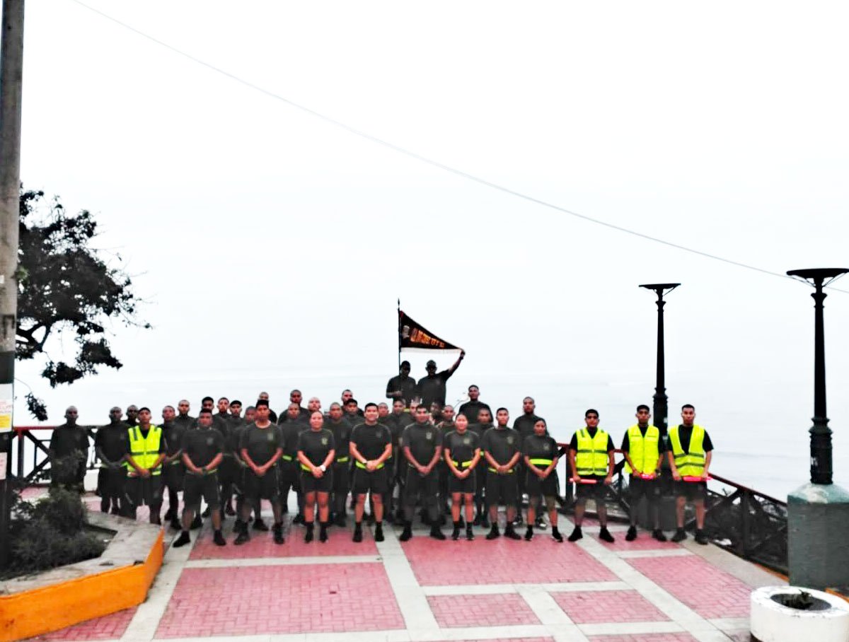 Realizan carrera motivacional para fortalecer la moral del personal en el Fuerte Pedro Ruiz Gallo